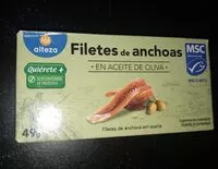 Mängden socker i Filetes de anchoas