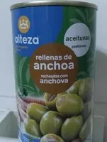 Mängden socker i Aceitunas rellenas de anchoa