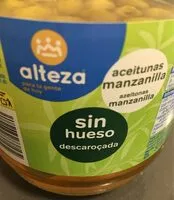 Mängden socker i Aceitunas manzanilla