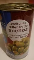 Mängden socker i Aceitunas rellenas de anchoas