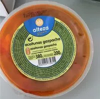 Mängden socker i Aceitunas gazpacha