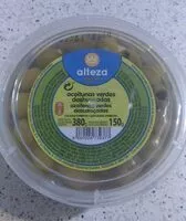 Mängden socker i Aceitunas verdes deshuesadas