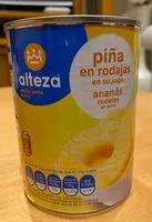 Mängden socker i Piña en rodajas