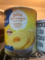 Mängden socker i Piña en rodajas