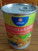 Mängden socker i Macedonia en almíbar