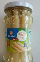 Mängden socker i Espárragos blancos cortos