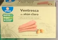 Mängden socker i Ventresca de atún claro