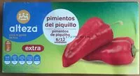 Mängden socker i Pimientos del piquillo