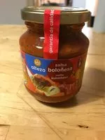Mängden socker i Salsa boloñesa
