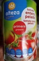 Mängden socker i Tomate entero pelado