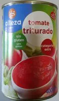 Mängden socker i Tomate triturado