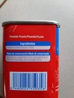 Mängden socker i Pimentón Picante