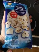 Mängden socker i Palomitas de maíz