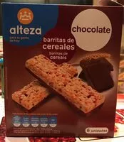 Mängden socker i Barrita de cereales con chocolate