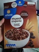 Mängden socker i Musi crujiente con chocolate