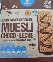 Mängden socker i Barritas de cereales muesli choco - leche
