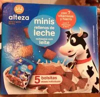 Mängden socker i Minis rrellenos de leche