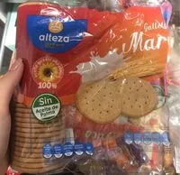 Mängden socker i Galletas María alteza