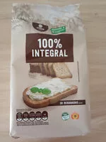 Mängden socker i 100% integral