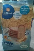 Mängden socker i Pan tostado sin azucares anadidos