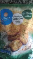 Mängden socker i Panecillos tostados con ajo y peregil