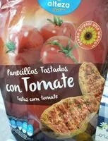 Mängden socker i Panecillos Tostados con Tomate
