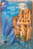 Mängden socker i Picos gresinos bajos en sal