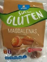 Mängden socker i Magdalenas sin gluten