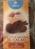 Mängden socker i Palmeras bañadas de cacao