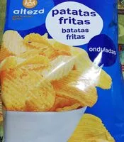 Mängden socker i Patatas fritas