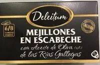 Mängden socker i Mejillones en escabeche