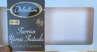 Mängden socker i Turron yema tostada