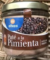 Mängden socker i Paté a la pimienta