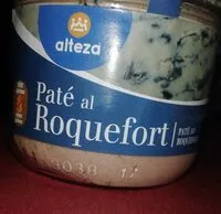 Mängden socker i Paté al Roquefort