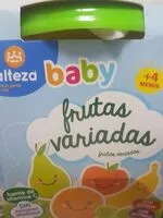 Mängden socker i Frutas variadas baby