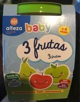 Mängden socker i Pouch baby 3 frutas