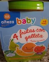 Mängden socker i 4 frutas con galleta