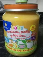 Mängden socker i Baby verduras pollo y ternera