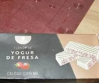 Mängden socker i Turrón yogur de fresa