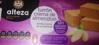 Mängden socker i Turrón crema de almendras