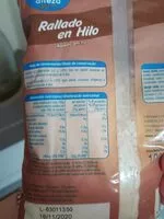 Mängden socker i Queso rallado fundido en hilo