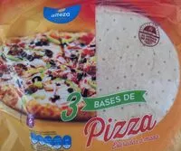 Mängden socker i 3 bases pizza