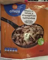 Mängden socker i Salteado de setas y champiñón cultivado