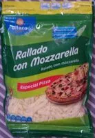 Mängden socker i Rallado con mozzarela