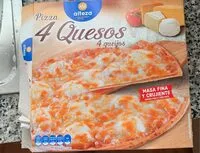 Mängden socker i Pizza 4 quesos