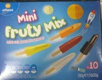 Mängden socker i Mini fruty mix