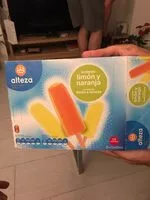 Mängden socker i Sorbetes limon y naranja