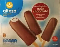 Mängden socker i Bombón clásico nata chocolate