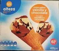 Mängden socker i Cono sabor vainilla y chocolate