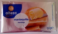 Mängden socker i Mantequilla alteza